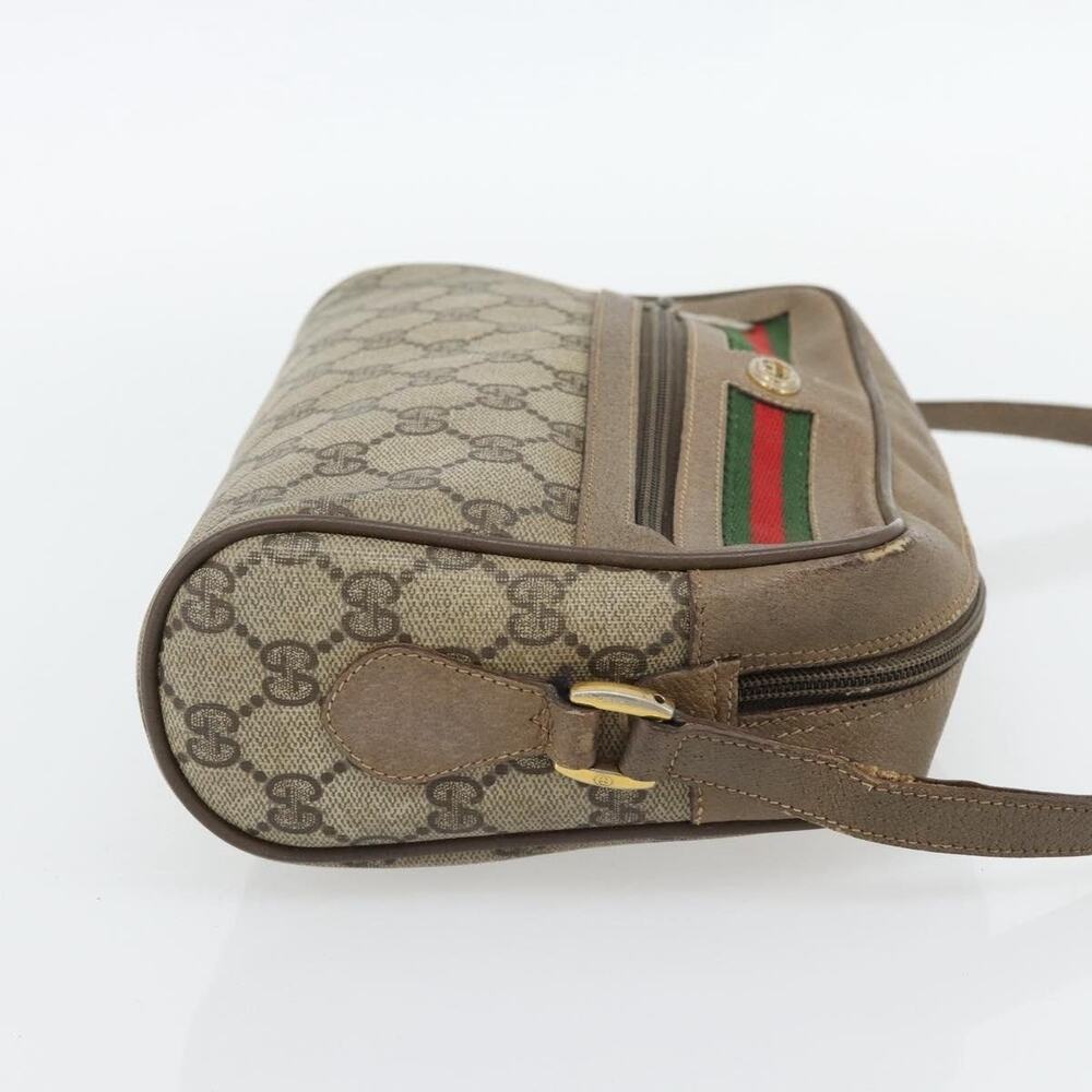 Gucci GG Supreme Web Shoulder Bag Beige - Picture 5 of 16